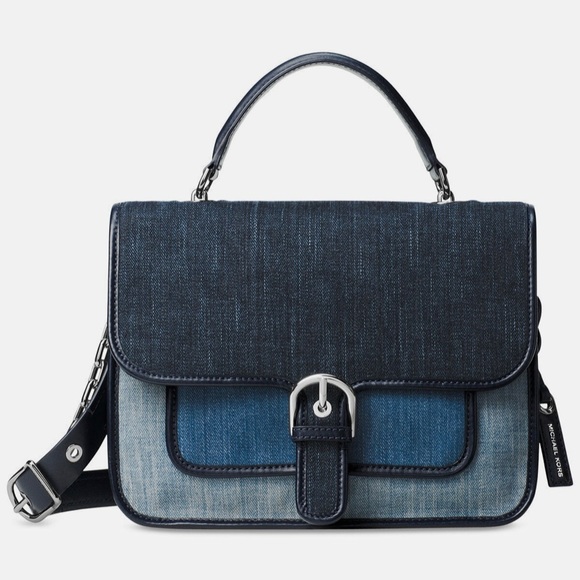 Michael Kors Cooper Denim tricoloured purse - Picture 4 of 15